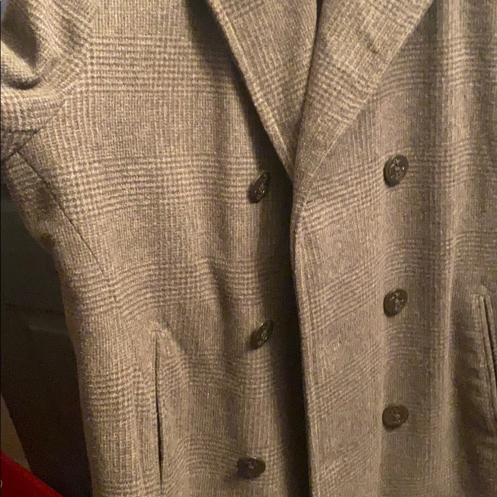 Liz Claiborne Pea Coat wool silk inside women’s L